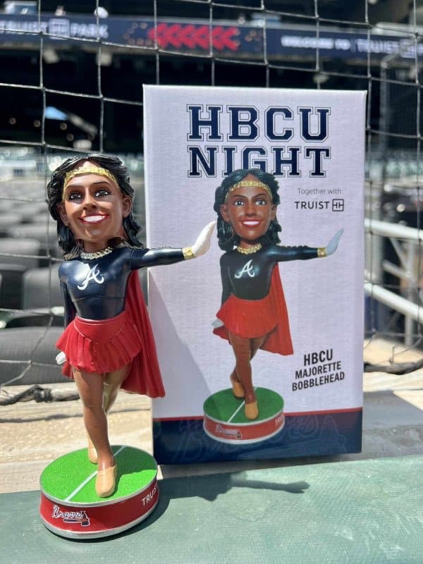 Braves Majorette bobblehead