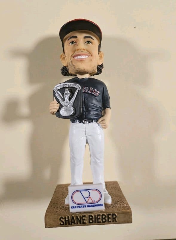 Shane Bieber bobblehead