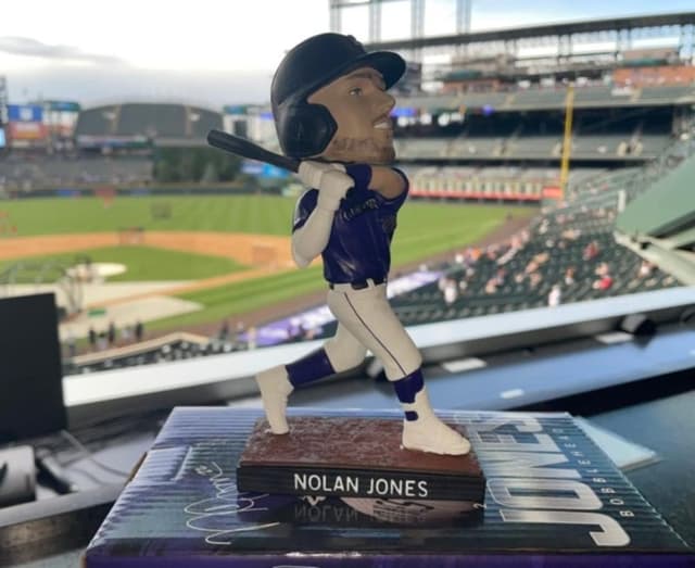Nolan Jones bobblehead