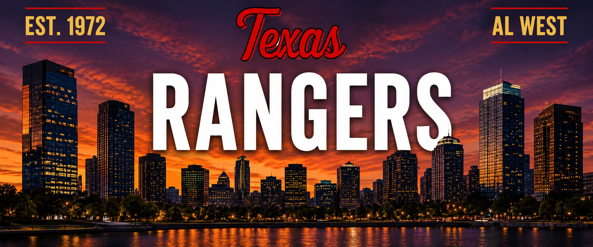 Texas Rangers — established 1961, AL West