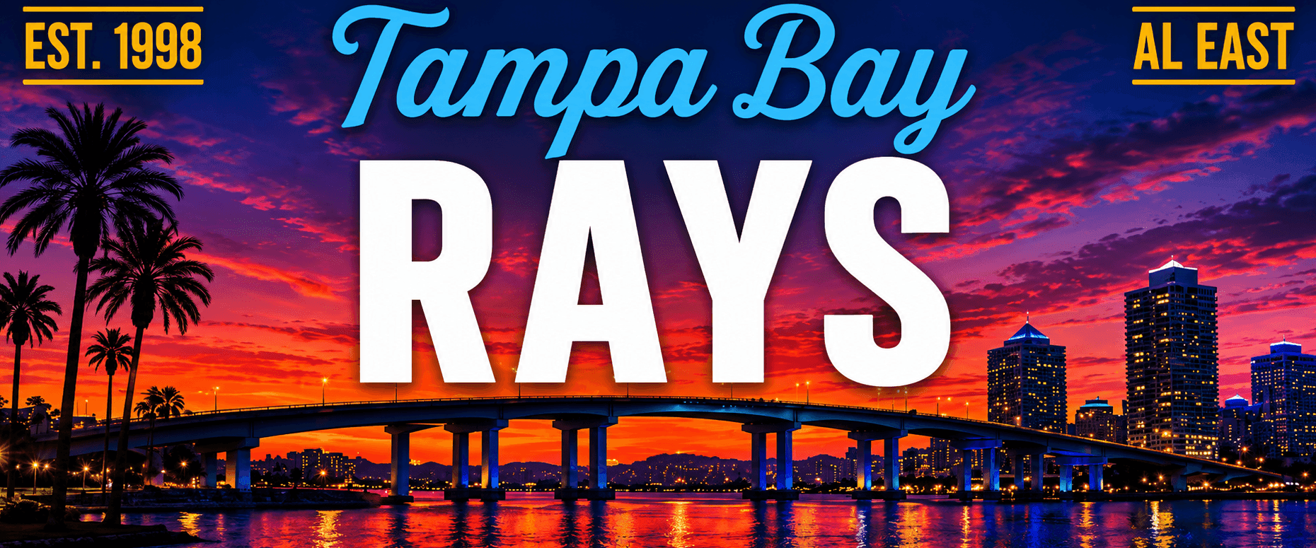 Tampa Bay Rays — established 1998, AL East