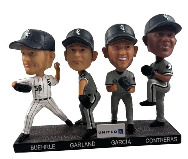 Mark Buehrle, Jon Garland, Freddy Garcia & Jose Contreras bobblehead