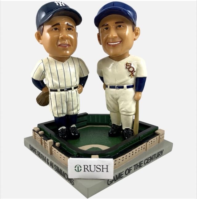 Babe Ruth and Al Simmons bobblehead