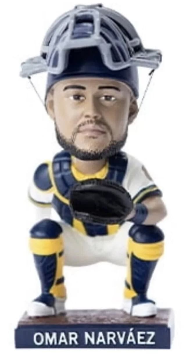Omar Narvaez bobblehead