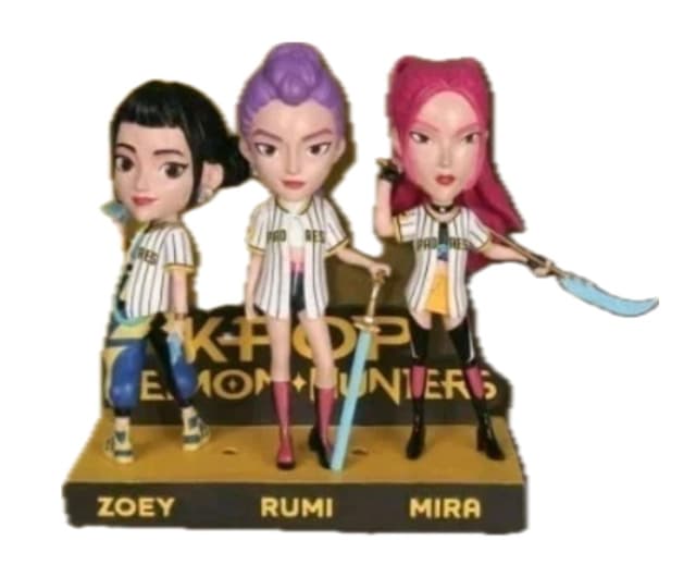 Zoe, Rumi & Mira bobblehead