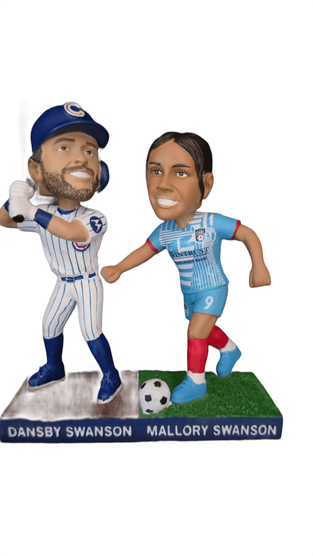 Dansby & Mallory Swanson bobblehead