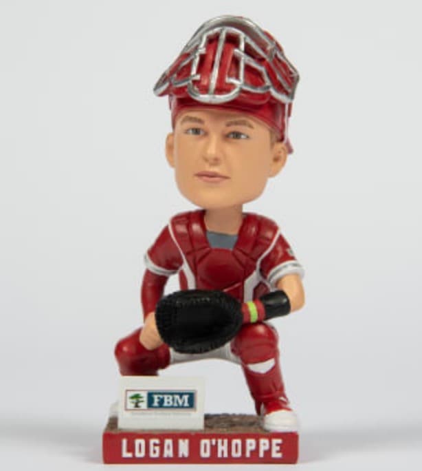 Logan O'Hoppe bobblehead
