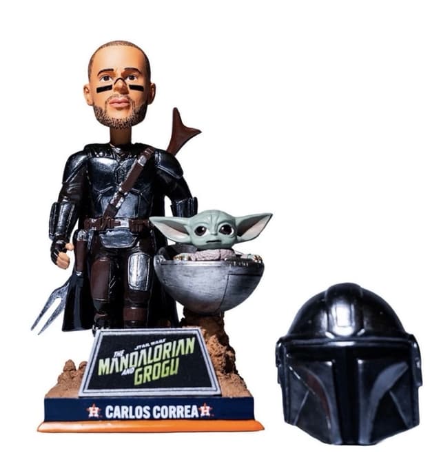 Carlos Correa “ The Mandalorian and Grogu” bobblehead